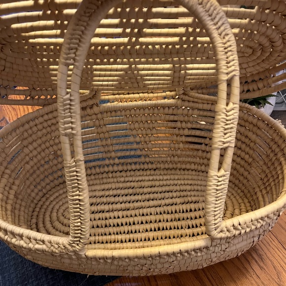 Sweetgrass Basket Other Vintage Sweetgrass Basket With Lid Poshmark